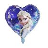 Palloncino cuore foil mylar Elsa Frozen